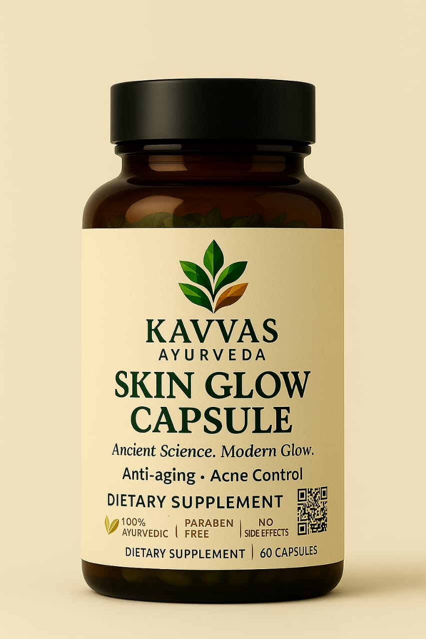 Skin Glow – Ayurvedic Skin Brightening & Detox Capsules | 60 Capsules