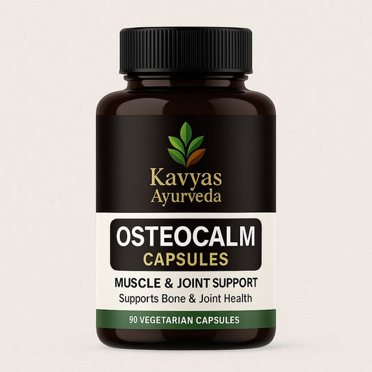 Kavyas Ayurveda Ostoclam Combo Kit – Ayurvedic Joint & Bone Care (Capsules + Cream)