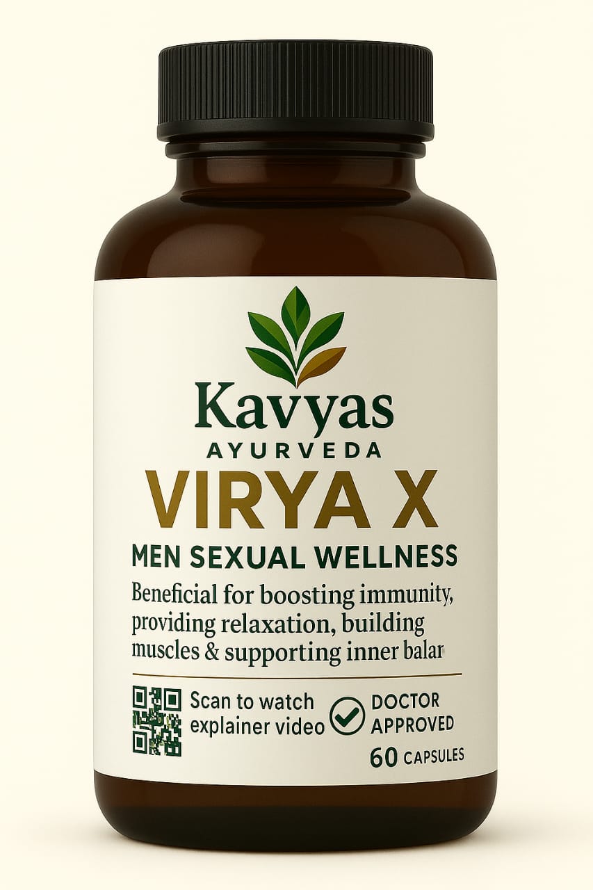 "VIRYA-X– Ayurvedic Men's Vitality & Stamina Booster | 60 Capsules"