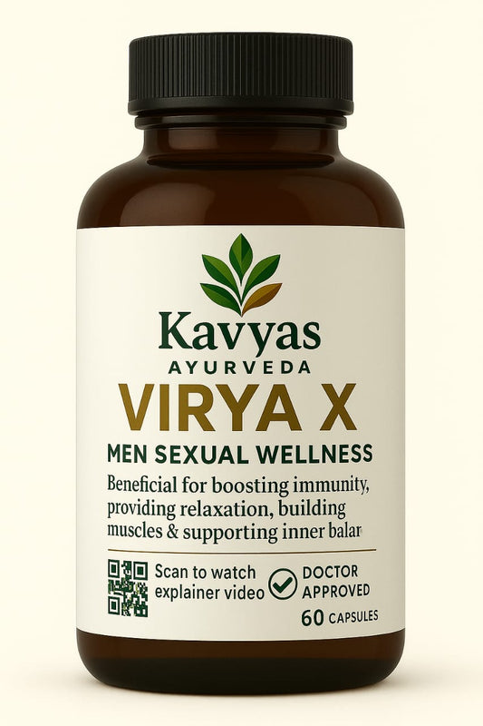 "VIRYA-X– Ayurvedic Men's Vitality & Stamina Booster | 60 Capsules"