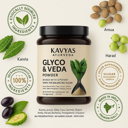 Glyco & Veda  – Ayurvedic Sugar Control & Detox Supplement | 250g